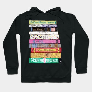 Jane Austen Books Hoodie